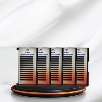 Pachet 5 Cutii Extensii Gene Mink CC 0.10 – Lungimi 7, 8, 9, 10, 11 mm