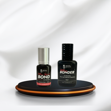 🔹Ultra Speed Bond – adeziv profesional ultra-rapid (0.5 sec) si Ultra Bonder – sigilare premium, reduce vaporizarea adezivului și prelungește retenția extensiilor.