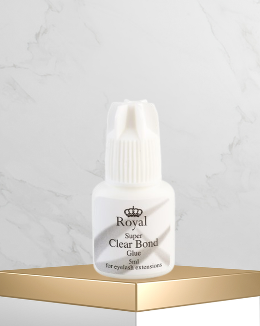 Extensii pentru sprâncene ROYAL – Premium Dark Brown (0.15 mm) + Adeziv Clear