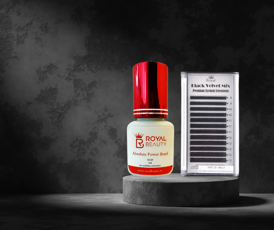 💎 Pachet Premium pentru Tehnicieni – Royal Black Velvet D 0.10 Mix + Royal Absolute Power Bond 💎