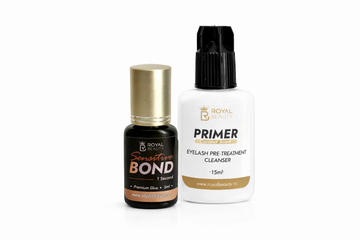 Pachet Profesional adeziv pentru ochi sensibili Royal Sensitive Bond + Primer | Aderență Perfectă