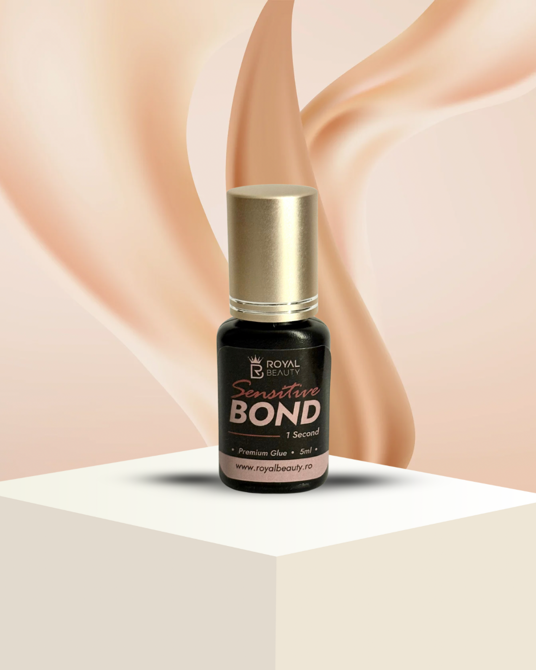 Adeziv Premium ROYAL 5ml, Sensitive Bond (black), rezistență 6 saptămâni, uscare 1-2 secunde