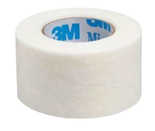 Pachet 3 × Bandă Adezivă pentru Izolarea Genelor – Micropore 3M, 25 mm x 9,1 m