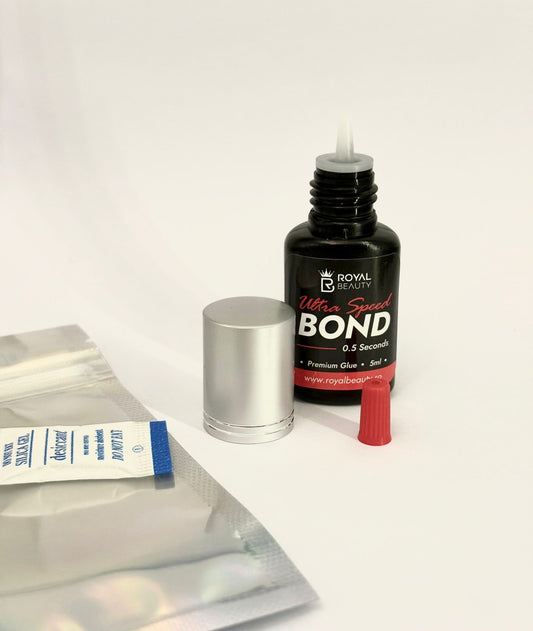 Adeziv Premium pentru extensii de gene, ROYAL Ultra Speed Bond, rezistență 6-8 saptămâni, uscare 0.5 secunde