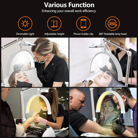 Lampa SEMILUNA Led , cu prindere de masa / pat - MOON LIGHT