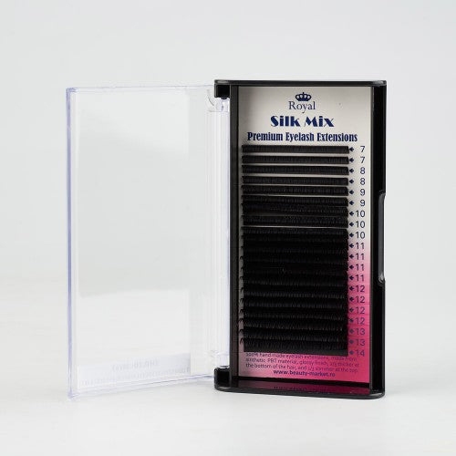 Extensii gene Royal Silk Mix C007 - 20 rânduri
